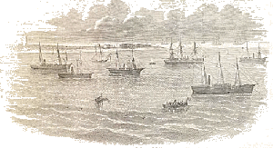Blackbeard's blockade of the Charleston Harbor